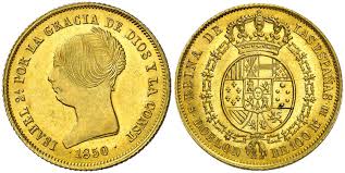 100 REALES – DOBLÓN (oro) – Sevilla, 1850 (RD)