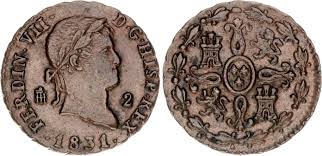 2 MARAVEDÍS (cobre) – Segovia, 1851