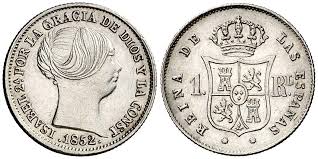 1 REAL (plata) – Barcelona, 1852 (PS)