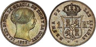 1 Real (plata) – Barcelona, 1853