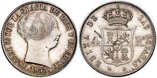 4 Reales (plata) –Sevilla, 1853