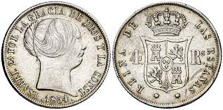 4 Reales (plata) – Madrid, 1854