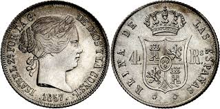 4 Reales – Barcelona, 1857