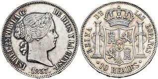 10 Reales – Madrid, 1857