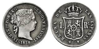 1 Real – Barcelona, 1858