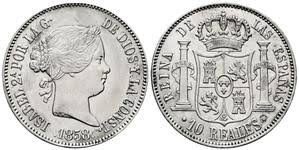 10 Reales – Madrid, 1858