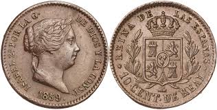 10 Céntimos de Real – Segovia, 1859