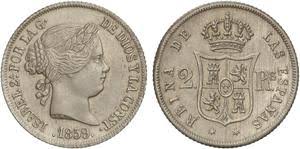 2 Reales – Sevilla, 1859