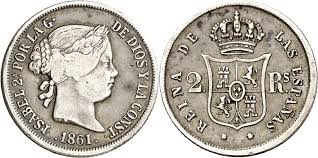2 Reales – Sevilla, 1861