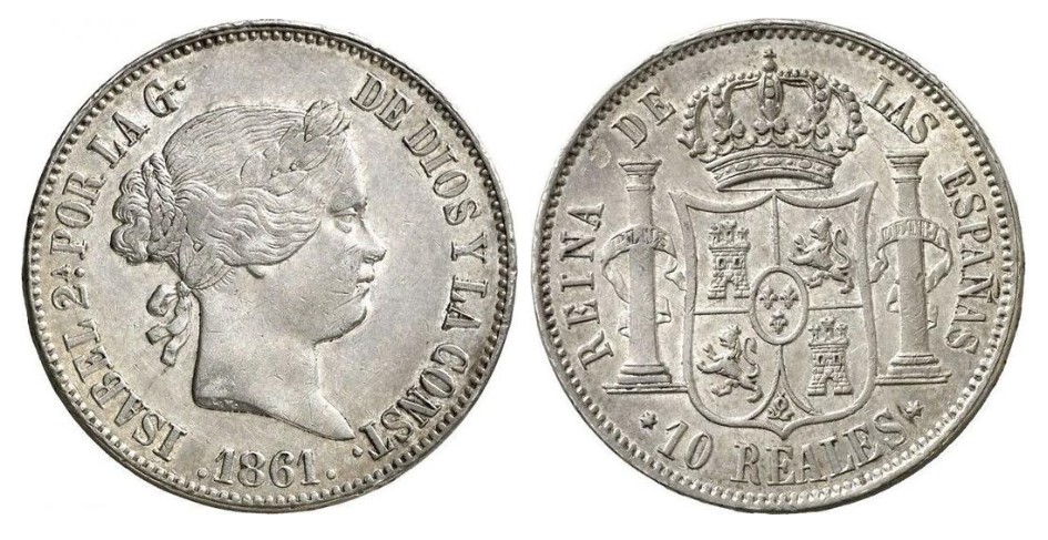 10 Reales – Sevilla, 1861
