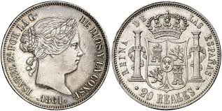 20 Reales – Madrid, 1861