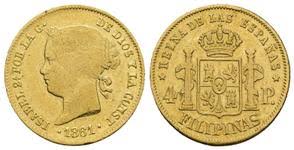 4 Pesos – Manila, 1861 (Oro)