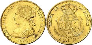 100 Reales – Barcelona, 1861