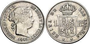 1 Real – Sevilla, 1862