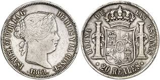 20 Reales – Madrid, 1862