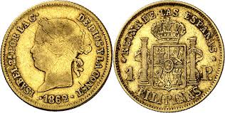 1 Peso – Manila, 1862