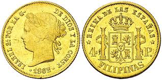 4 Pesos – Manila, 1862