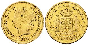 2 Pesos – Manila, 1863 (Oro)