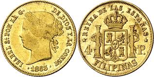 4 Pesos – Manila, 1863 (Oro)