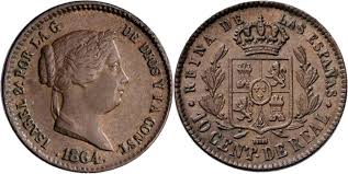 10 céntimos de real – Segovia, 1864