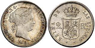 2 Reales – Sevilla, 1864