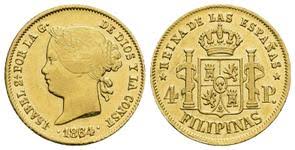 4 Pesos – Manila, 1864