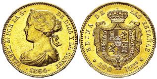 100 Reales – Madrid, 1864