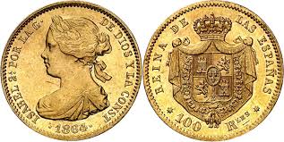 100 Reales – Sevilla, 1864
