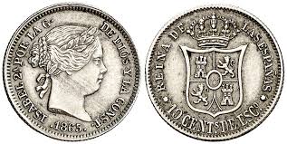 10 Céntimos de Escudo – Sevilla, 1865
