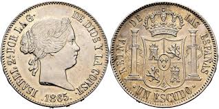 1 Escudo – Madrid, 1865