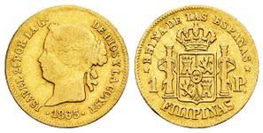 2 Pesos – Manila, 1865 (Oro)