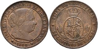 2 ½ Céntimos de Escudo – Barcelona (Isabel II)
