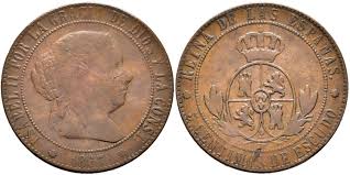 5 Céntimos de Escudo – Barcelona, 1867 (OM)