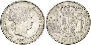 2 Escudos – Madrid, 1867 (Plata)