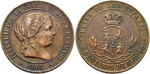 5 Céntimos de Escudo – Sevilla, 1868 (Cobre, OM)