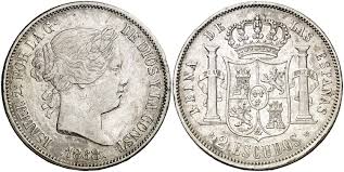 2 Escudos – Madrid, 1868 (Plata)