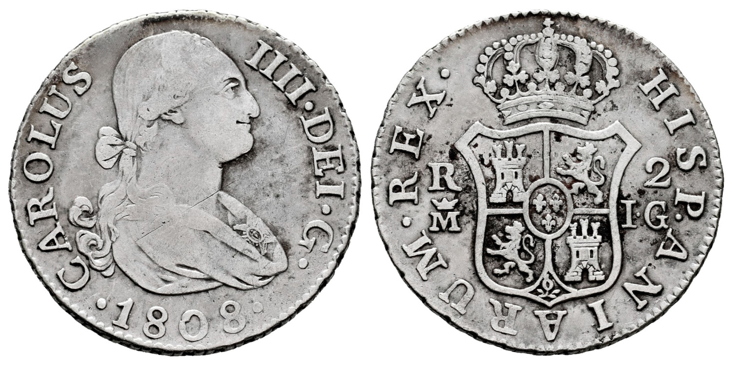 2 Reales – México, 1808 (T·H·)