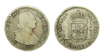 2 Reales – Santiago (Chile), 1808