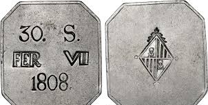 30 Sous – Mallorca, 1808 (Sin numeral del rey)
