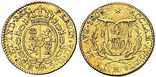 Medio Escudo – Madrid (España), 1808 (Proclamación de Fernando VII)