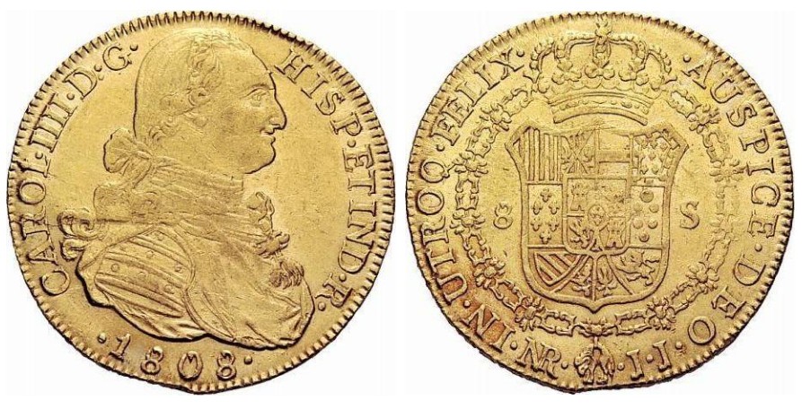 8 Escudos – Santiago (Chile), 1808