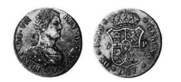 8 Reales – Gerona, 1809