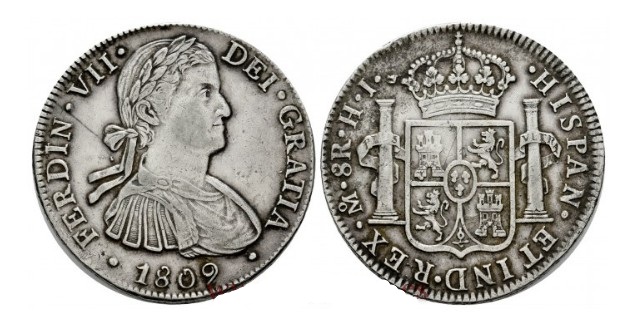 8 Reales – México, 1809 H.J