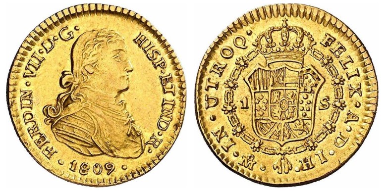 1 Escudo – México, 1809