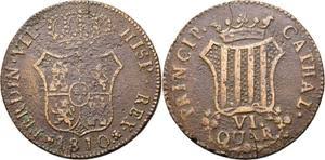 VI quartos – Cataluña cobre 1810
