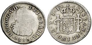 1/2 real – Popayán plata 1810 J.F
