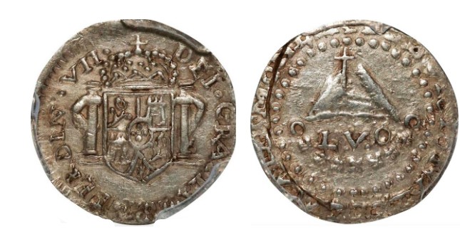 1/2 real – Zacatecas plata 1810 (Flores y Castillos)
