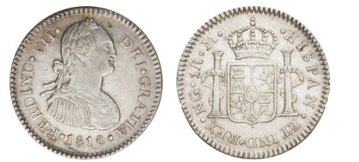 1 real – Guatemala plata 1810 M