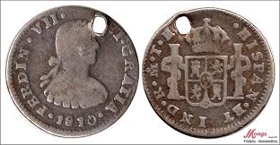 1 real – México plata 1810 T.H