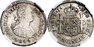 1 real – Santiago plata 1810 F.J